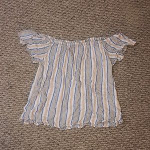 Off the shoulder flowy top